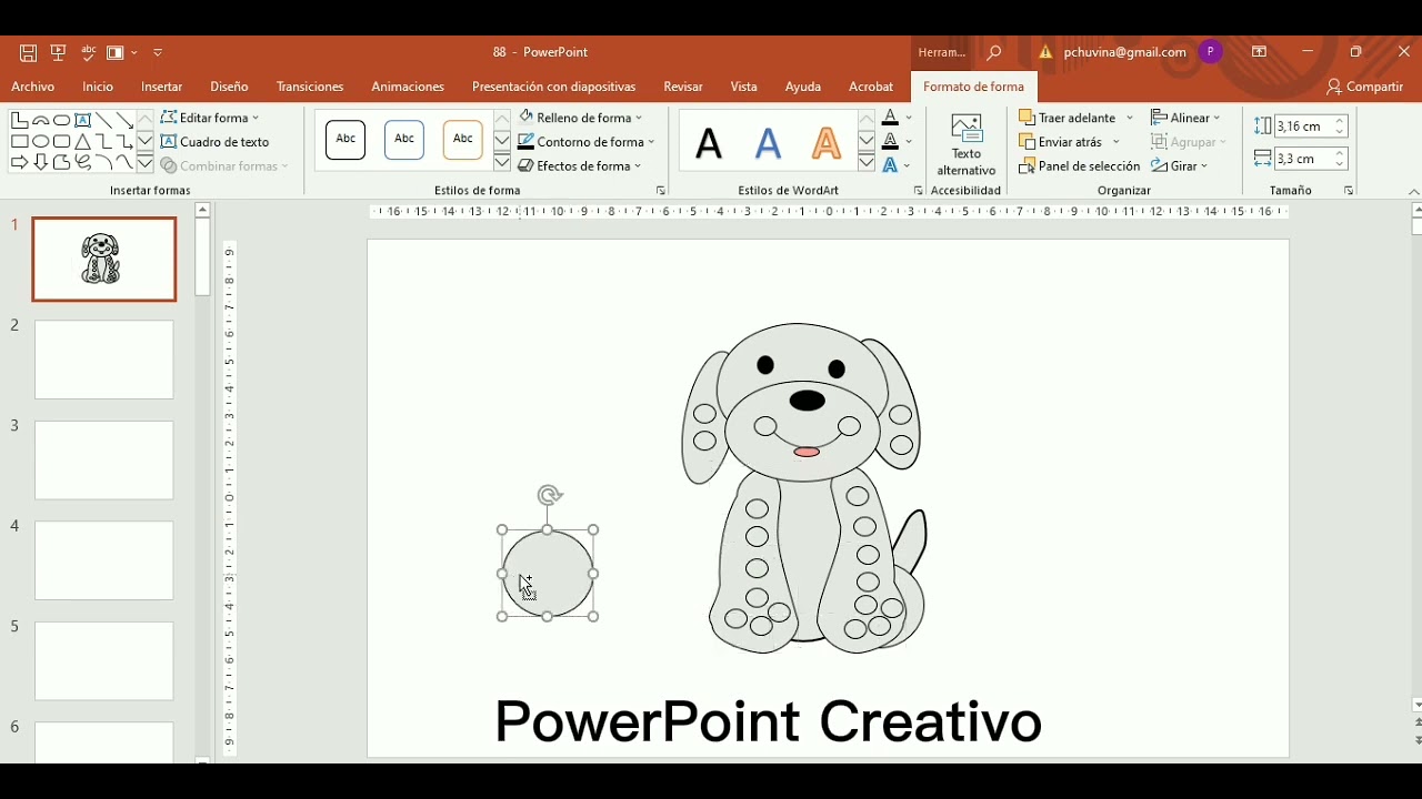 Crea tu propia dibujo digital PowerPoint creativo 👇✅💰 plantilla editable disponible