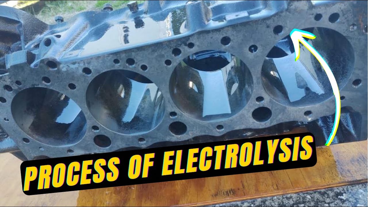 Using ELECTROLYSIS on an Engine Block