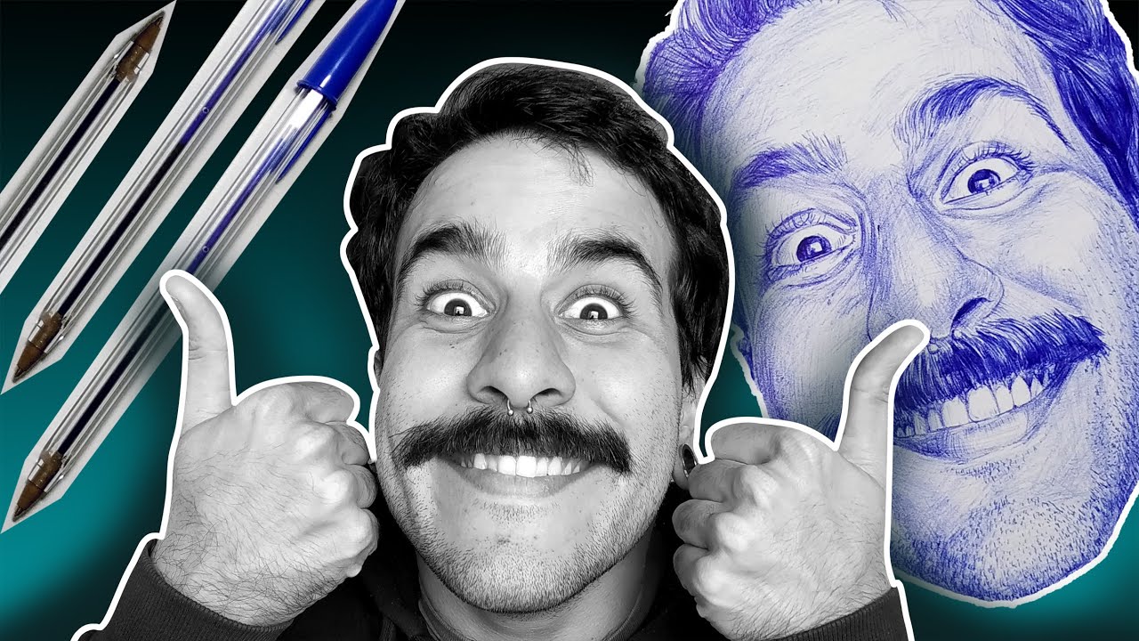 DESENHO REALISTA COM CANETA ESFEROGRÁFICA | VITOR NOVATO