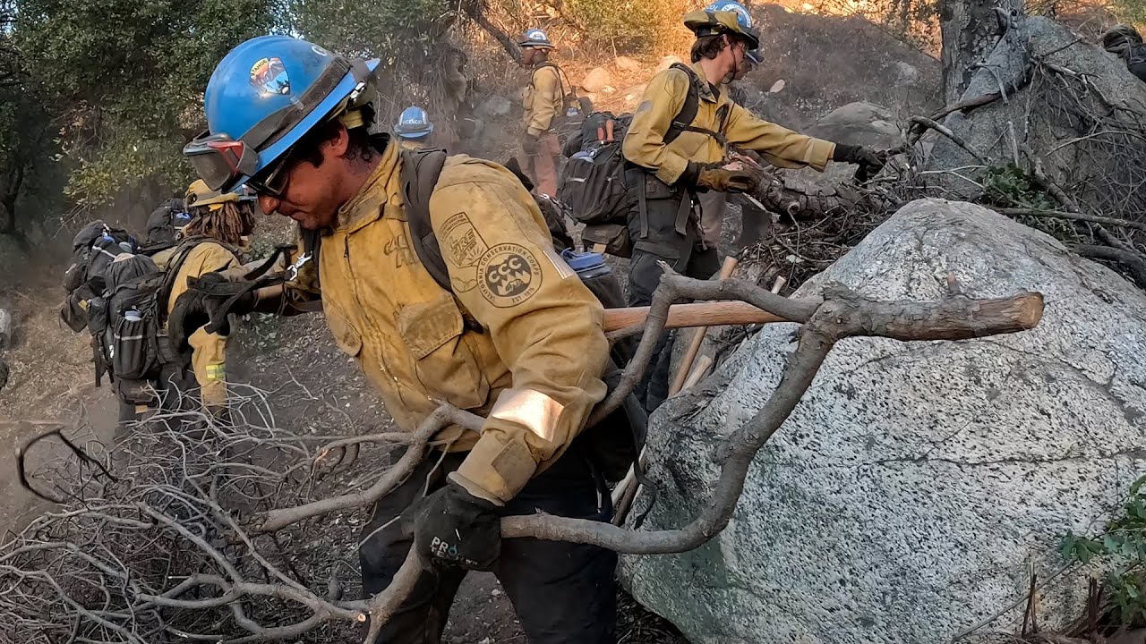 On The Line: Tahoe Fire Crews Build Line, Protect Homes on Eaton Fire