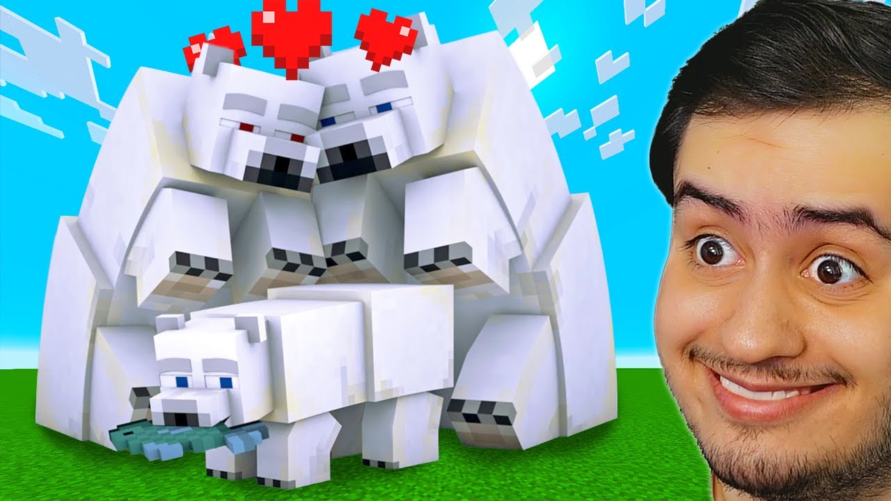 🐻‍❄️ برای خرسم تو ماینکرفت زن گرفتم - Minecraft #19