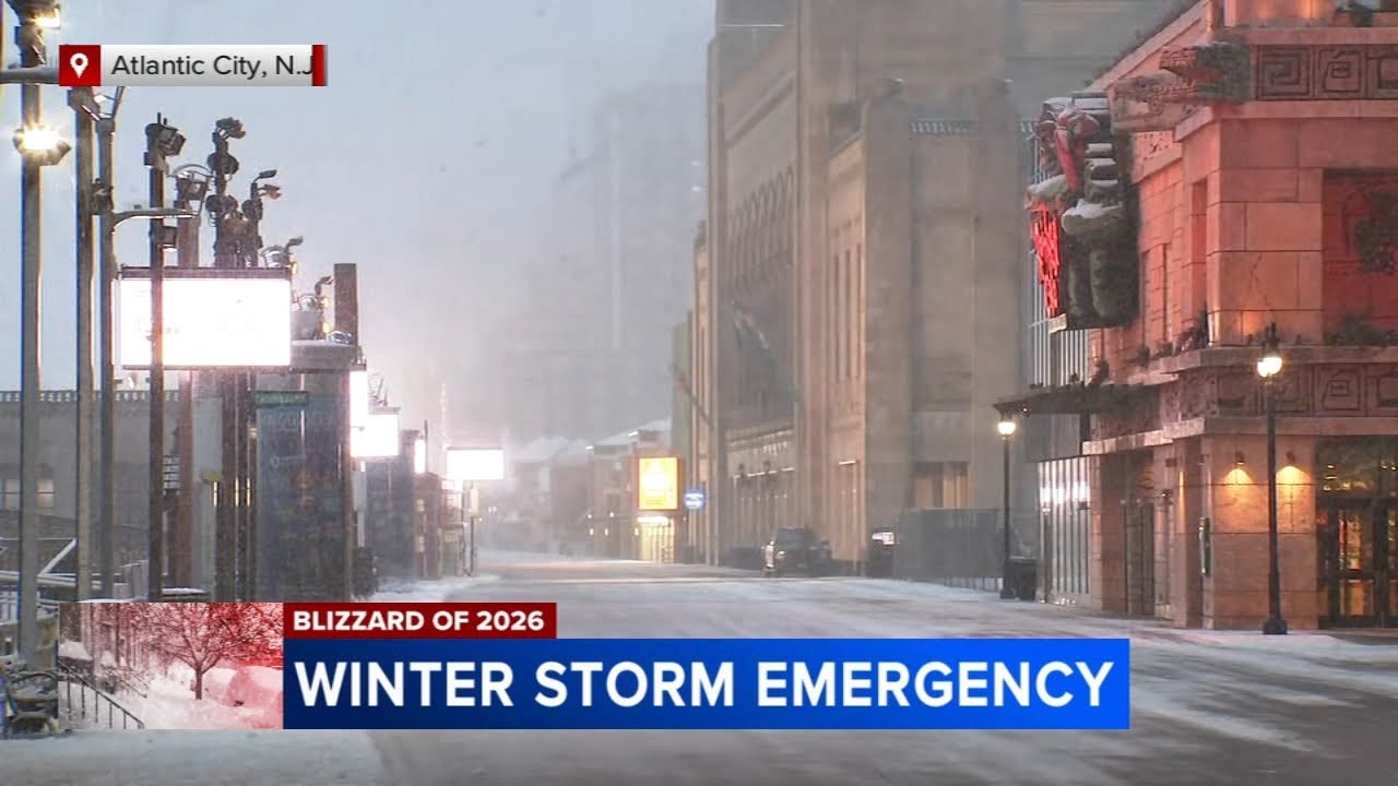 Blizzard 2026: Snow starts accumulating in New Jersey