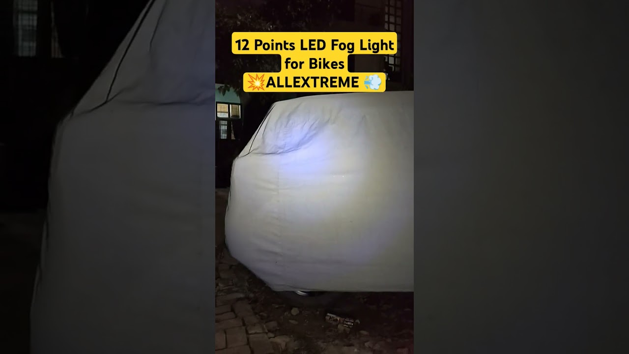 LED Fog lights for bikes| LED Fog lights with dual ON|OFF switches| Universal LED FOG LIGHTS 4 BIKES