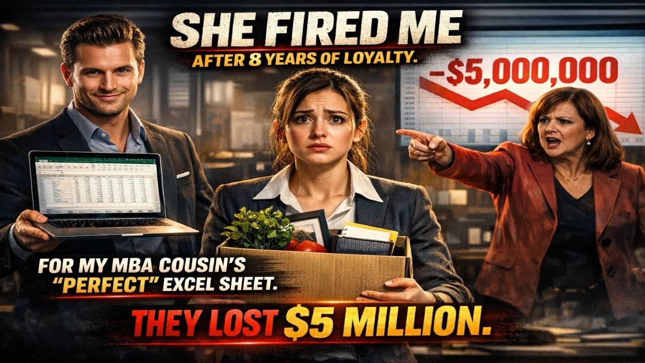 My Aunt Fired Me After 8 Years For My MBA Cousin's Excel Sheet & Lost 5 Million Dollars