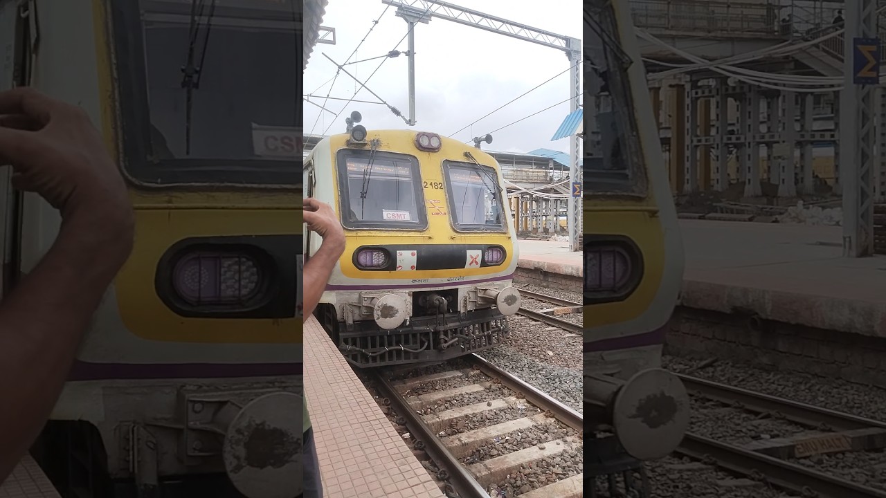 CSMT local train #train #railway #viralvideo #shorts