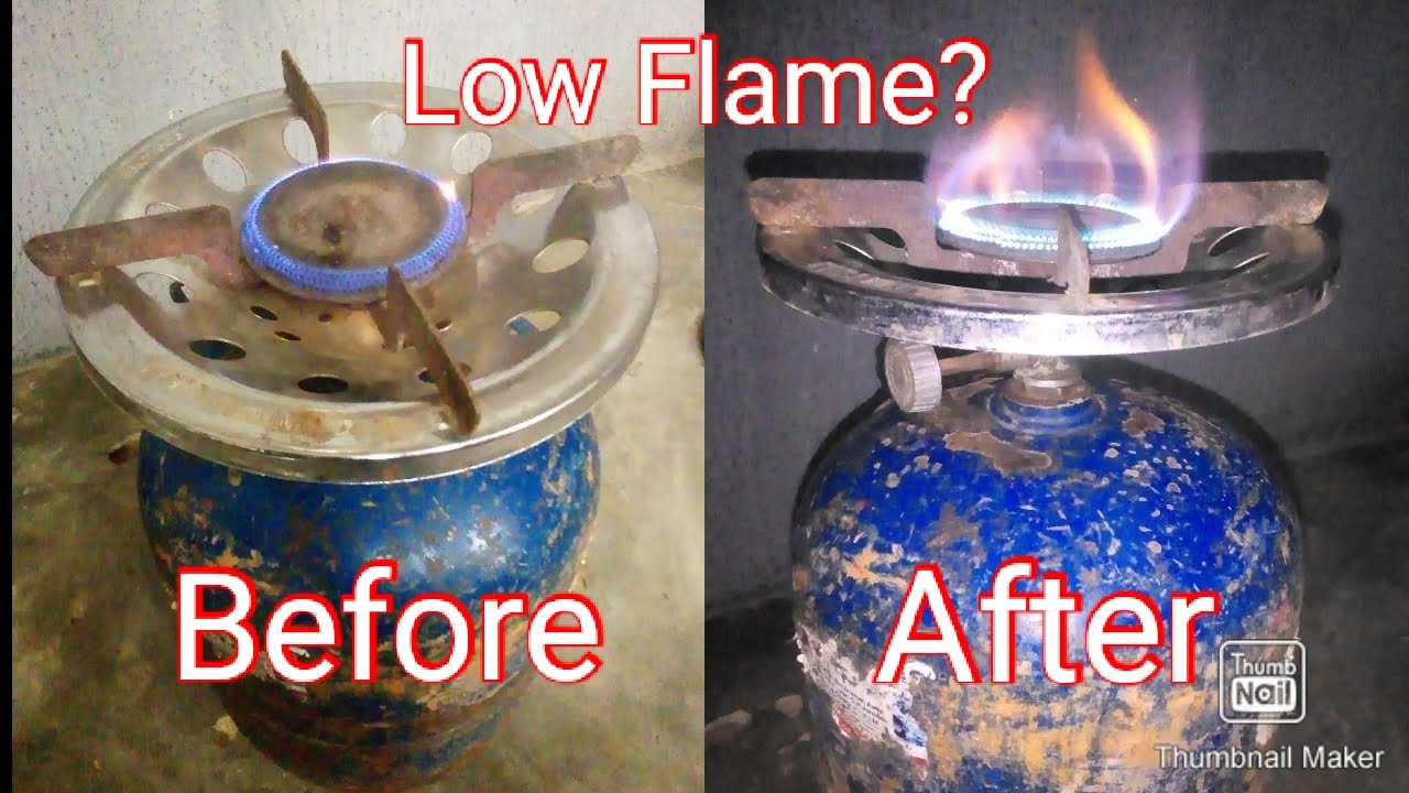 Low /Weak Flame Gas Burner? Do this immediately