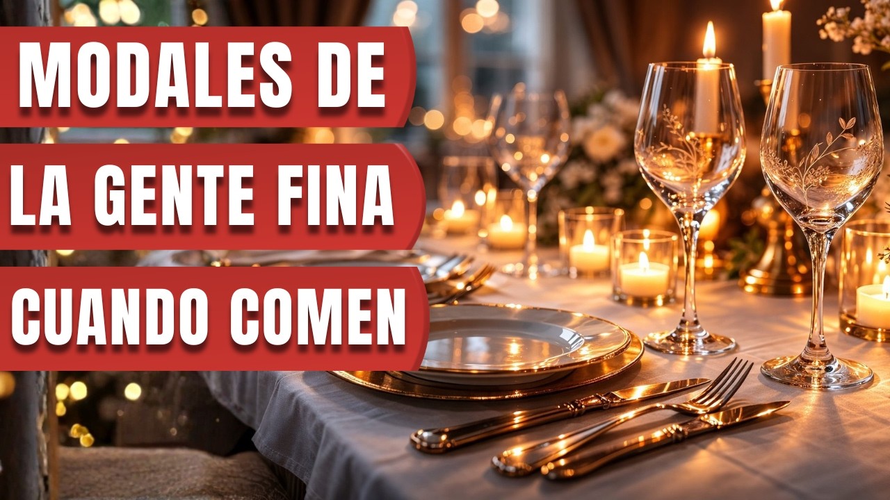 Así COMEN la gente de CLASE ALTA: los modales de mesa ELEGANTES explicados