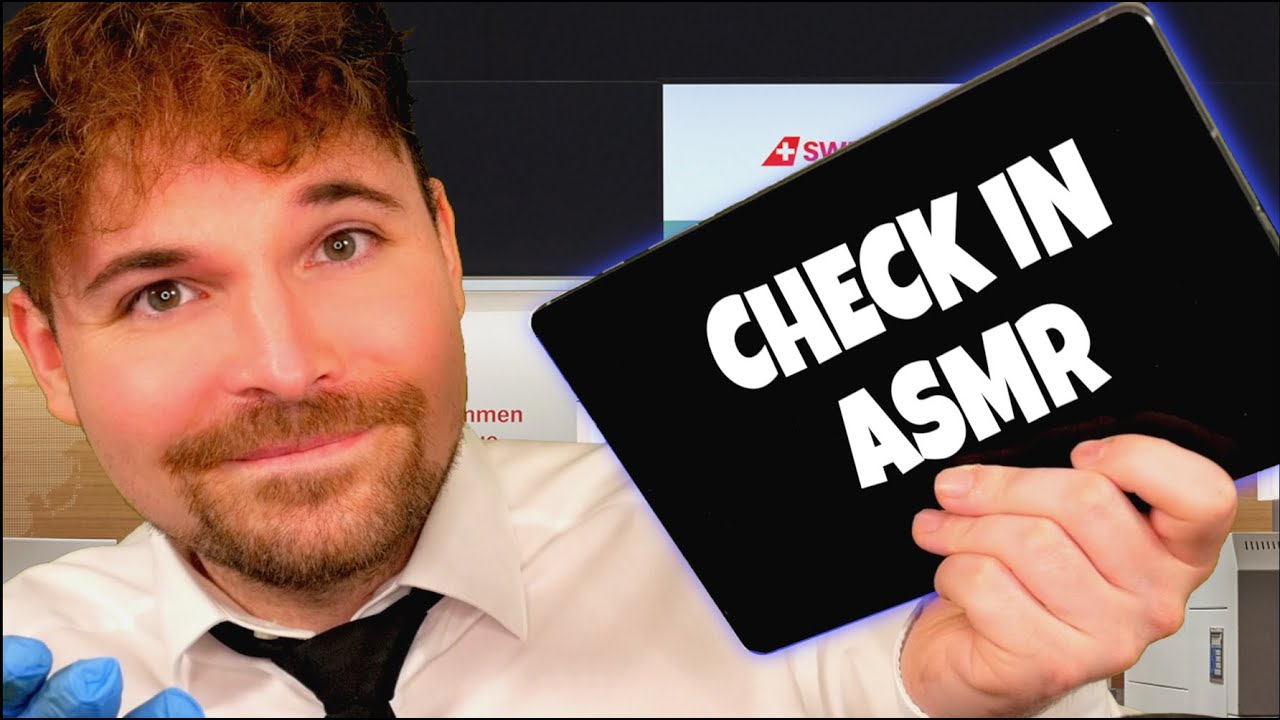 Dein ASMR Airport Check In  Roleplay (german/deutsch)