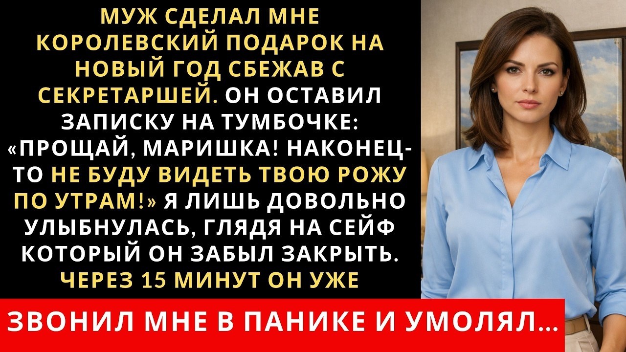 Мой муж преподнес мне поистине королевский новогодний подарок, сбежав со своей секретаршей.