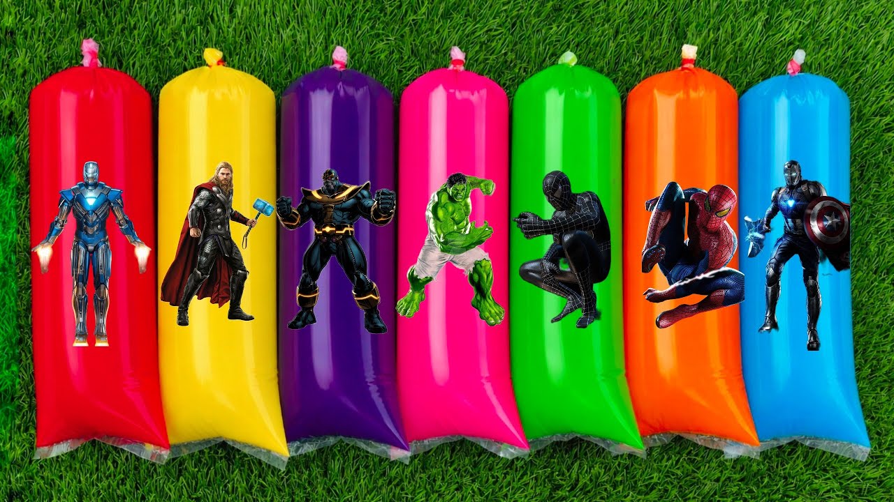 Avengers ICONIC: Iron-Man, Spider-Man, Hulk, Thor,  Captain American, Thanos, MARVEL