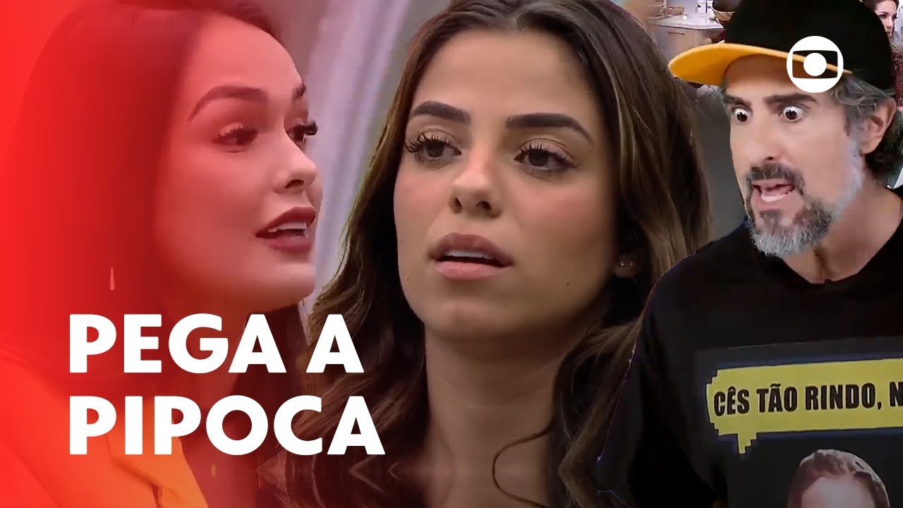Marcos Mion analisa caras e bocas durante briga entre Key e Larissa! 🔥 | Caldeirão | TV Globo