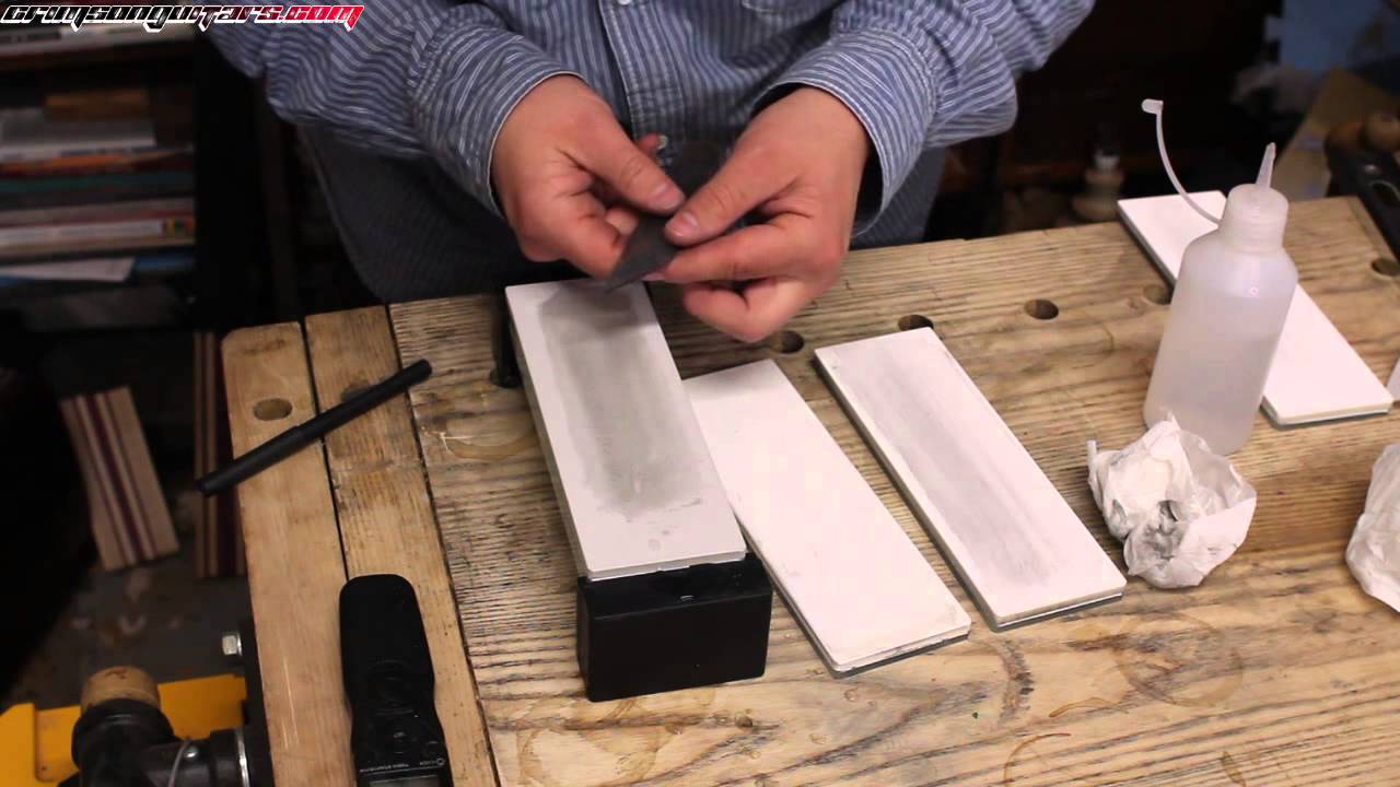 Ceramic Stones - The Shapton Glass Series Whetstones - A Review by Ben at Crimson Guitars