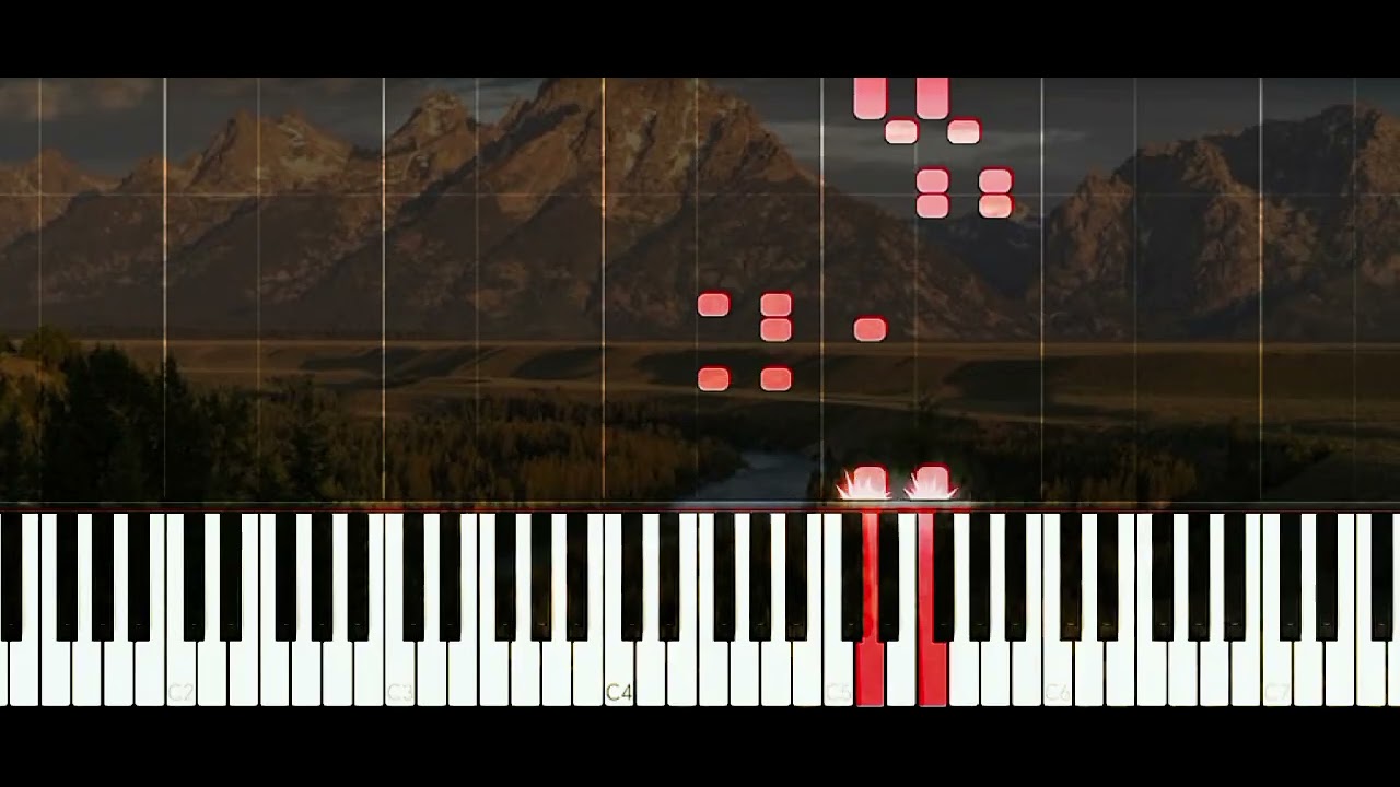 Paloma ajena piano tutorial - agua marina
