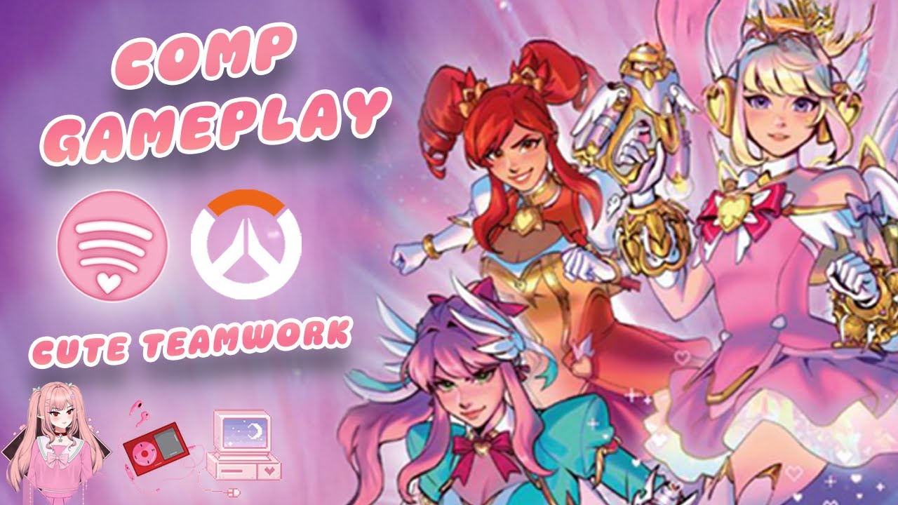 𐙚Wholesome Support Competitive Gameplay & Spotify to Boost Your Confidence🎧ྀི 𐙚OVERWATCH 2⋆.˚