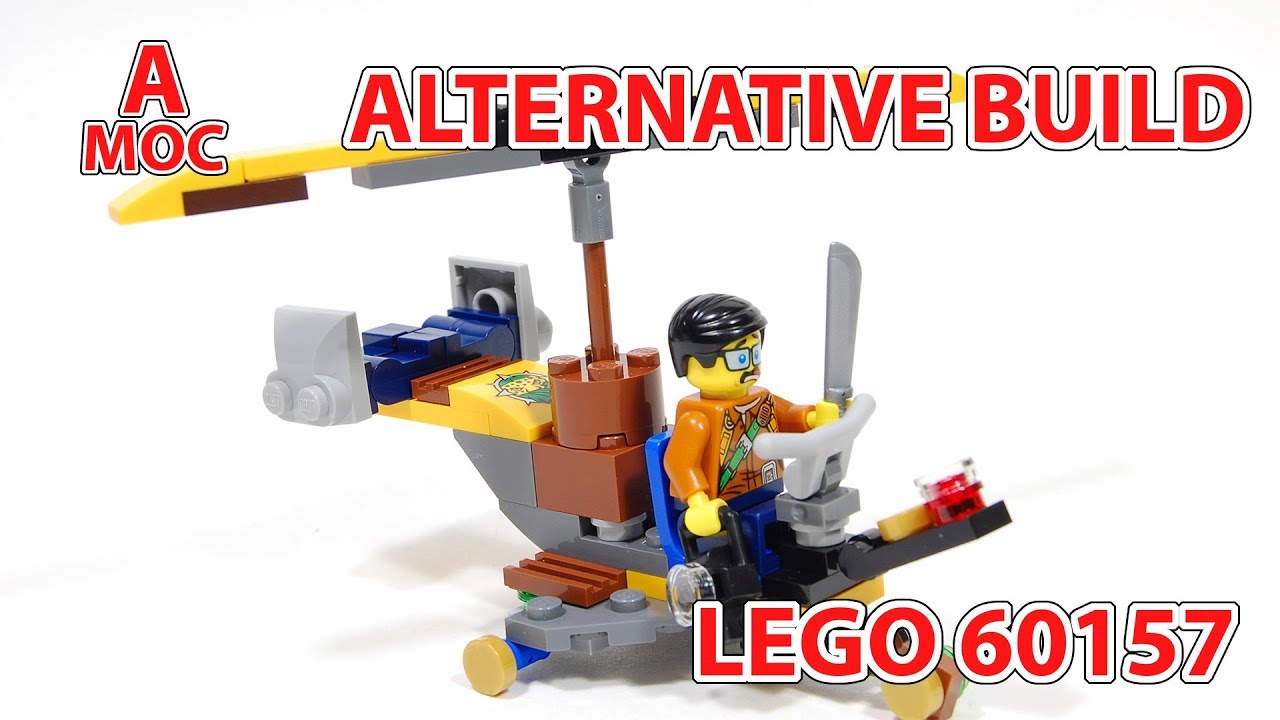 LEGO 60157 Alternative Build far cry 4 gyrocopter review and tutorial [A MOC]
