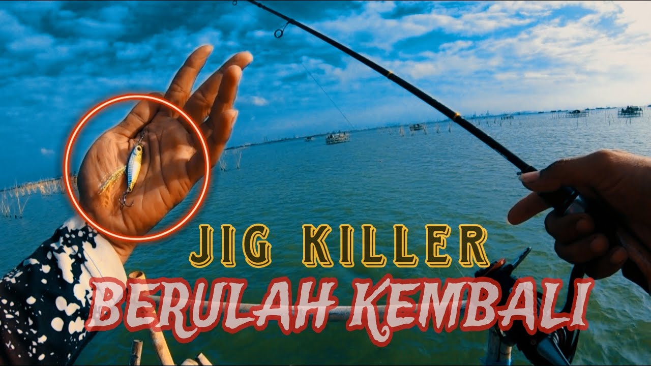 inilah jadinya❗jika iseng pakai micro jig killer || mancing di bagan marunda
