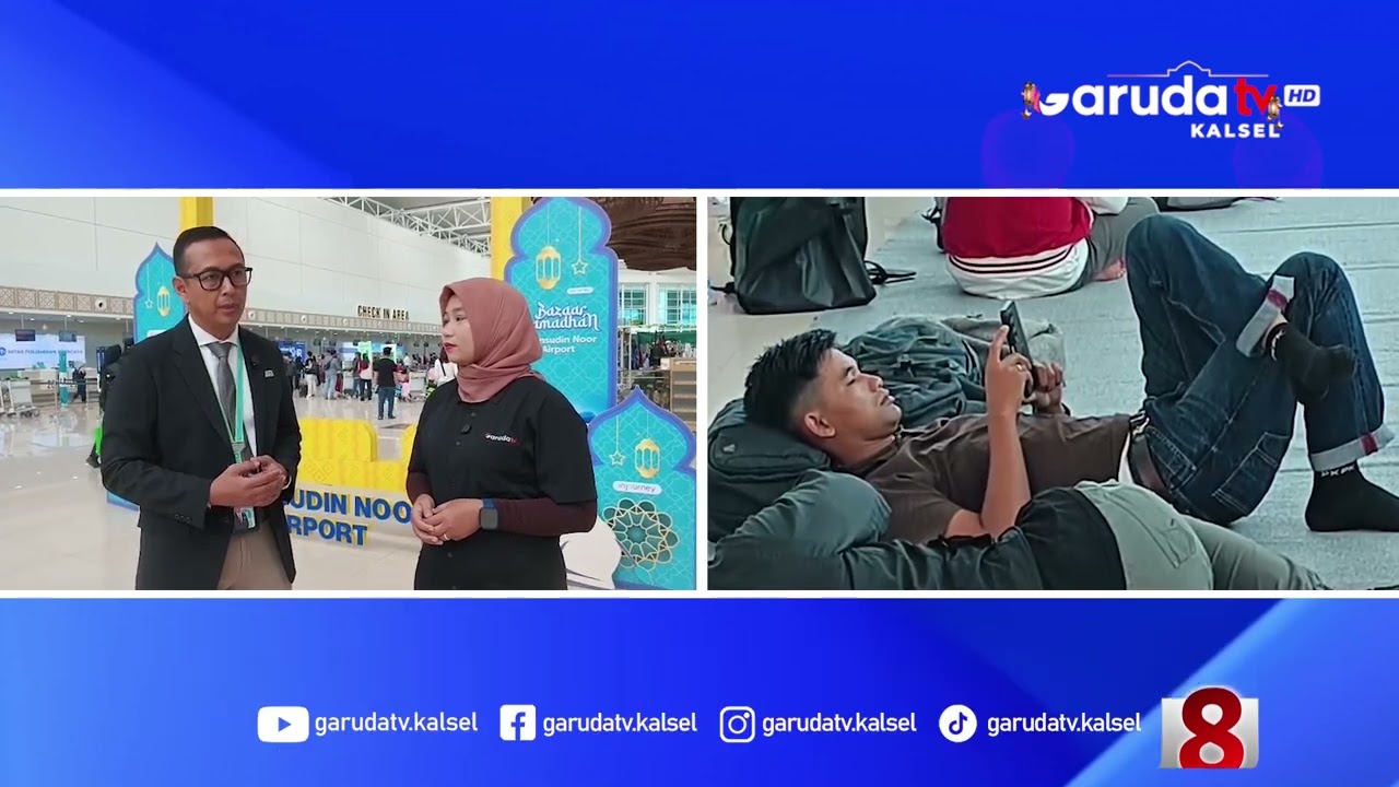 LAPORAN ARUS MUDIK 2026 DI BANDARA SYAMSUDIN NOOR