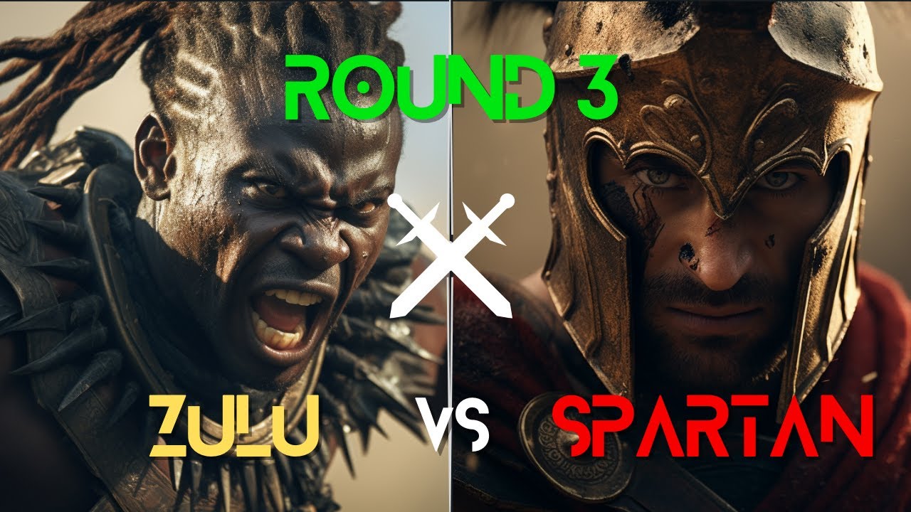 Who would win? Spartan vs Zulu (Round 3) #battleroyale #ai #spartan