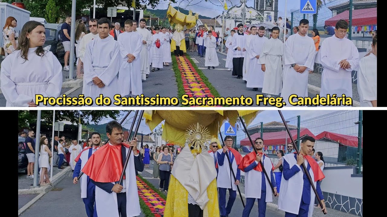 Procissão do Santissimo Sacramento  Candelária Ponta Delgada
