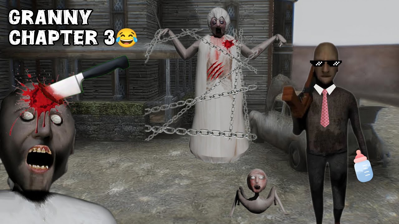 Granny chapter 3#granny തള്ളക്ക് പിരാന്തായി #granny game play/malayalam/funny gameplay 