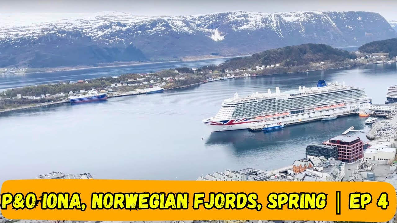 P&O Cruises Iona. Norwegian Fjords. Alesund & Haugasund sights and stairs! #travel #cruise
