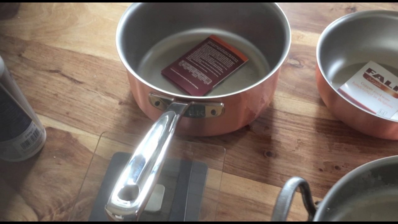 Falk Copper Cookware unboxing