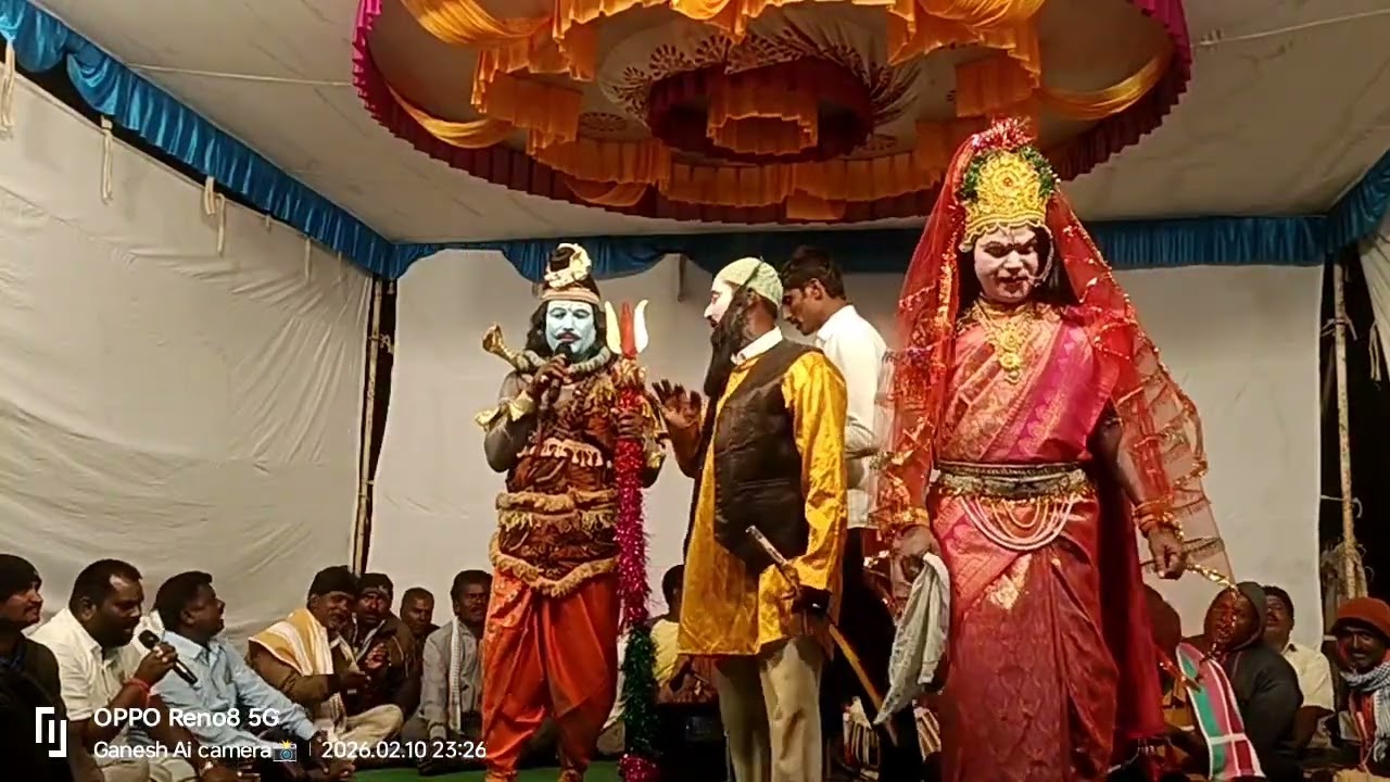 రేణుక ఎల్లమ్మ నాటకం చెన్నాపూర్ గ్రామం శివంపేట మండల్ మెదక్ జిల్లాRenuka Yellamma atta part 2 chenapur
