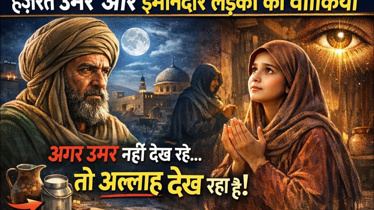 📖 Hazrat Umar (RA) and the Honest Girl | A Powerful Islamic Story.