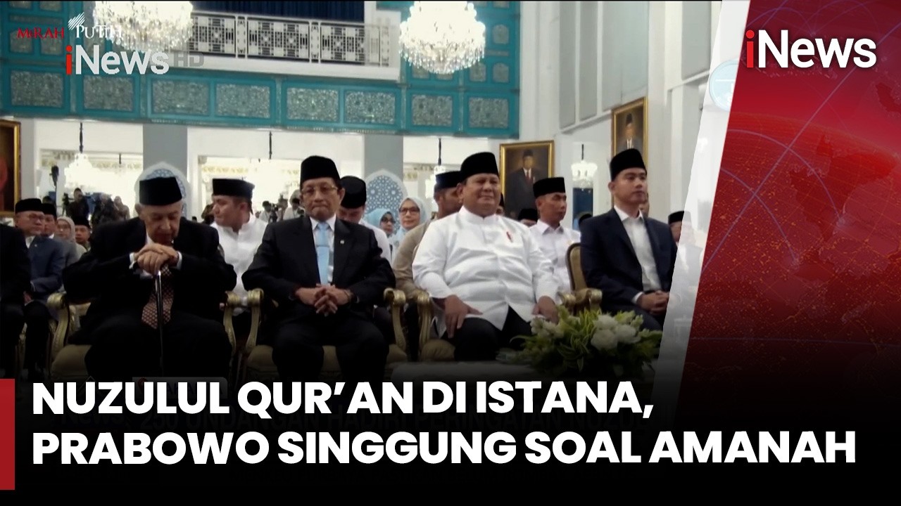 Di Peringatan Nuzulul Qur’an, Prabowo Tegaskan Kepemimpinan adalah Amanah | iNews Pagi (11/3)