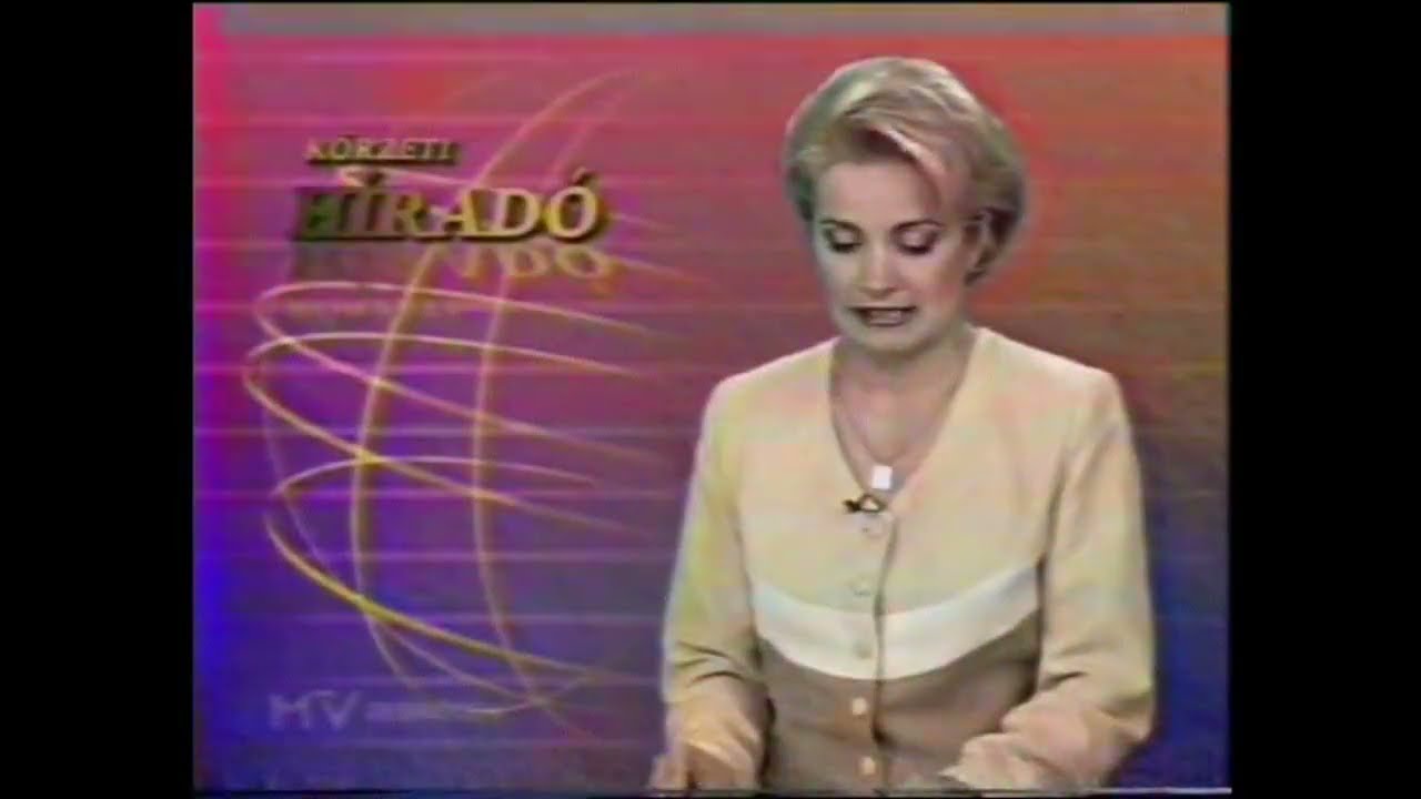 Halálos vonatbaleset Létavértesen - Körzeti Híradó, Magyar Televízió 1 (M1) - 1998. május 27. Archív