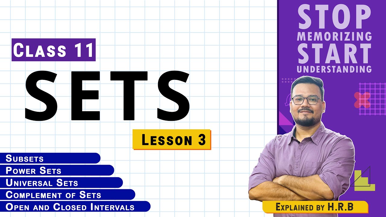 Class 11 Maths | Ch 1 Sets | Lesson 3 | Explained in Assamese | CBSE/SEBA