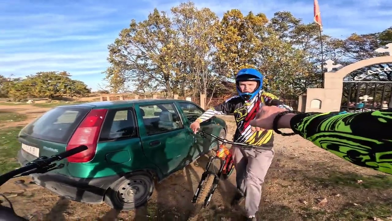 Normvriski prekrasno proleten den na smolevo bike park so Marko