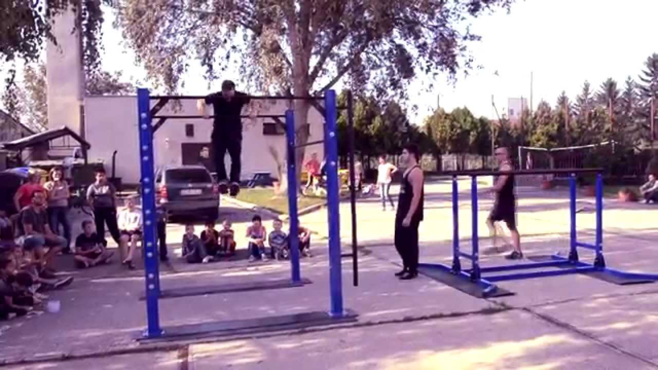 Street Workout vystúpenie Veľký Meder