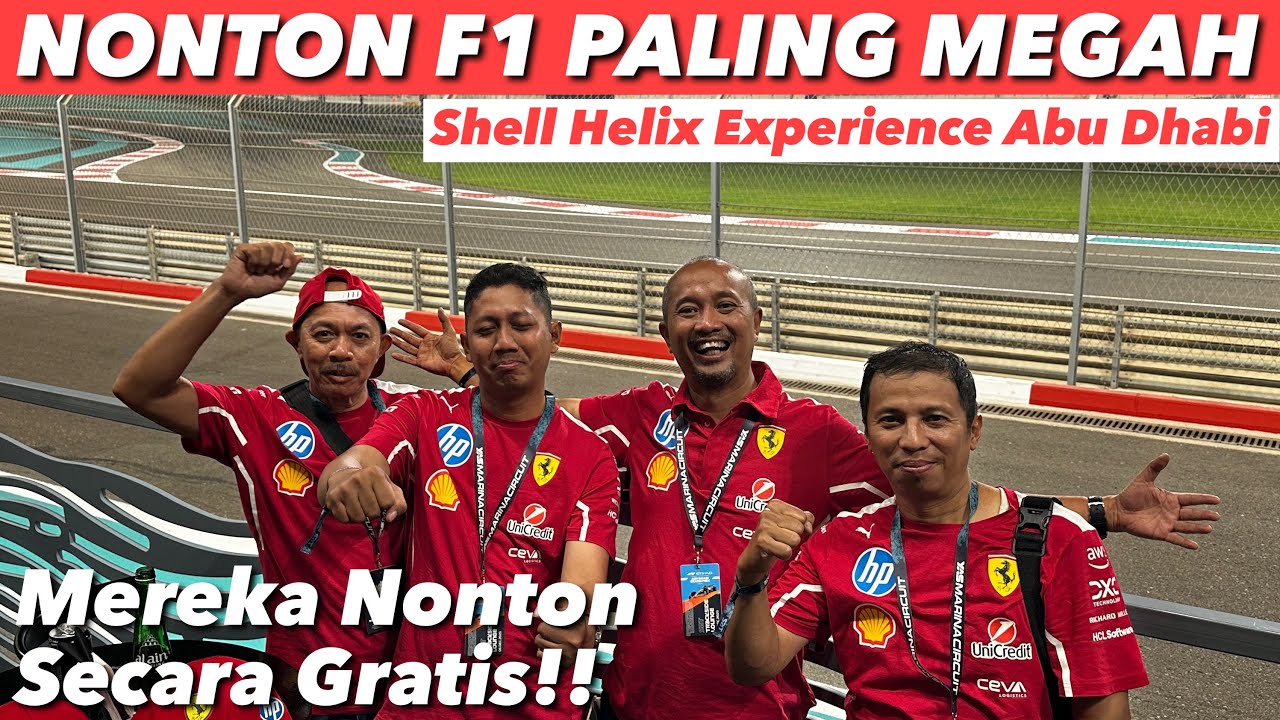 AJAK 3 ORANG BERUNTUNG NONTON F1 TERMEGAH GRATIS!