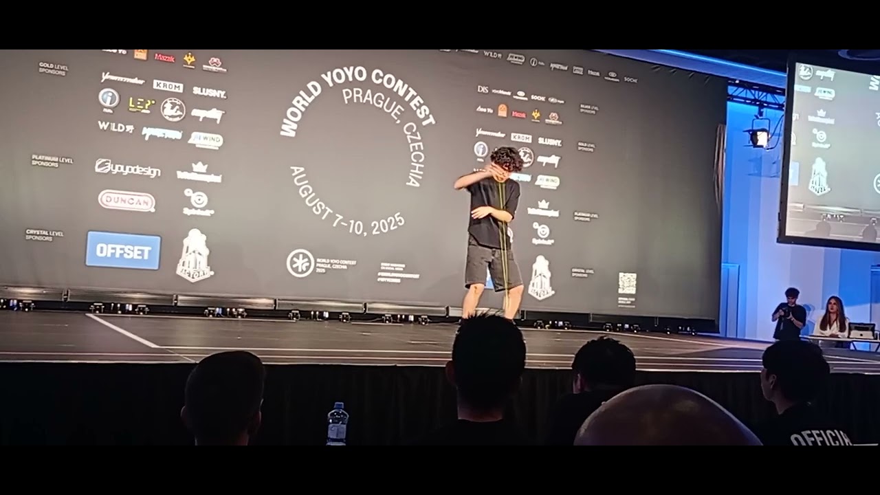 Jun Sang Park World Yo-yo contest 2025 41st place Semi finals Audience POV 