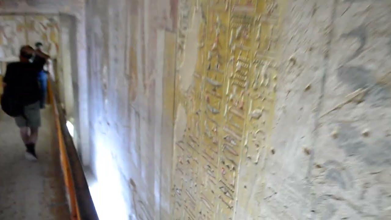Entering the Double Tomb of Tausert-Setnakht (KV14) at Luxor