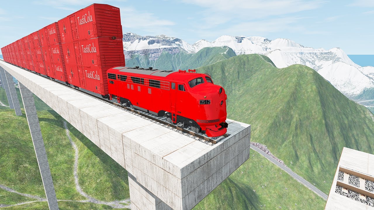 Tasti Cola Train Fails #23 – BeamNG Drive | Dancing Cars
