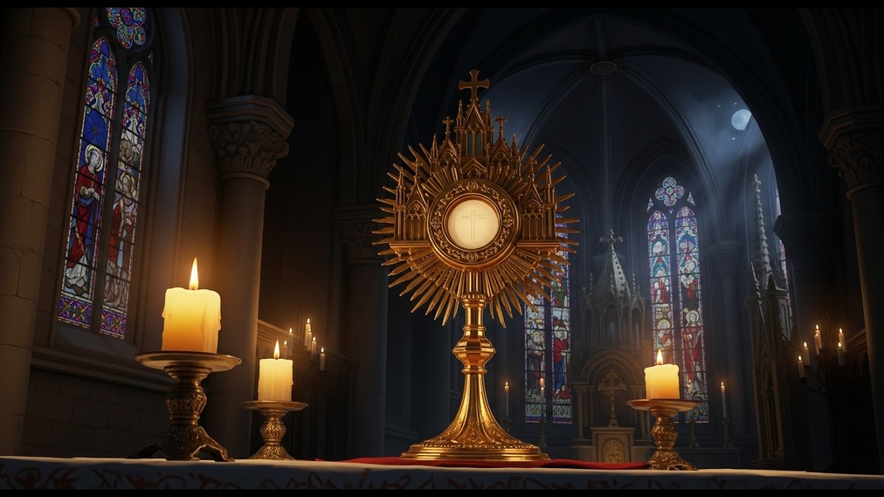 Gregorian Chants 432Hz - 24/7 - Cathedral Ambience Adoration