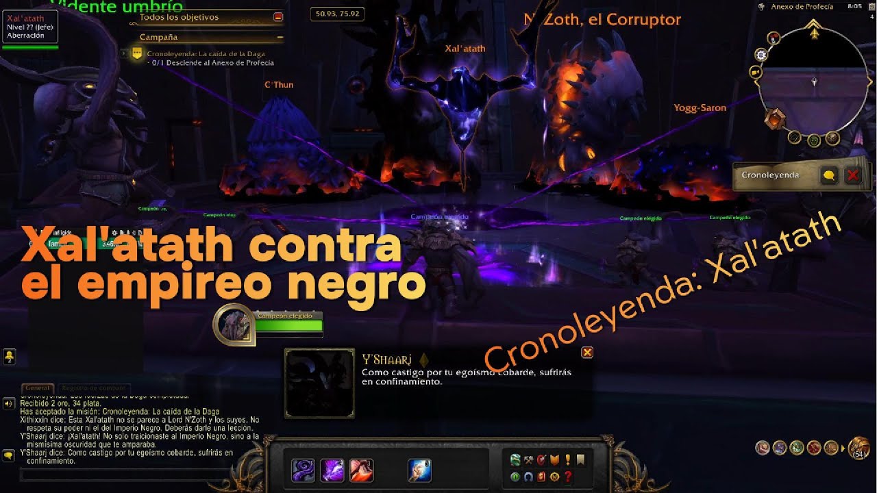 Cronoleyenda Xal'atath 11.1.17 #warcraft #thewarwithin #latinoamerica #wow