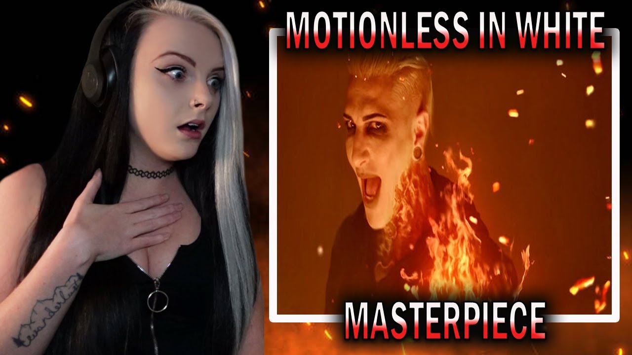 Motionless In White - Шедевр [Официальное видео] РЕАКЦИЯ
