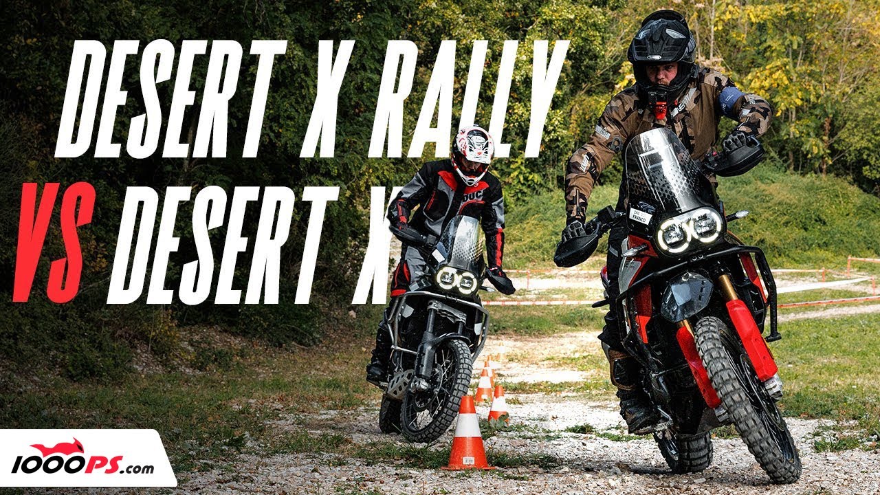 Ducati DesertX vs  DesertX Rally confronto in fuoristrada 2024!