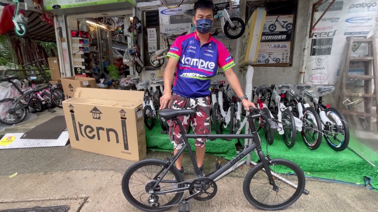 YouTube TERN ROJI BIKE  CREST 451小輪徑 啞黑 開箱！🎉