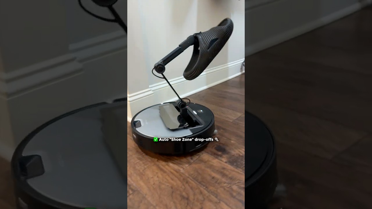 Robot Vac That Picks Up Shoes?! 👟