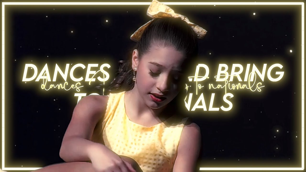 Dances I Would Bring to Nationals