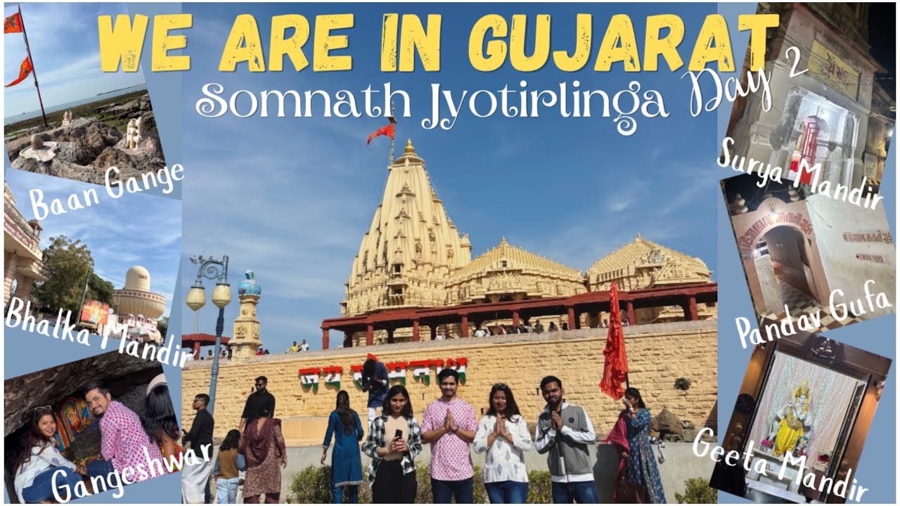 YOU CAN’T MISS THIS GUJARAT ITINERARY😧 | SOMNATH JYOTIRLINGA 🙏+ HIDDEN PLACES NEARBY | GUJARAT DAY 2