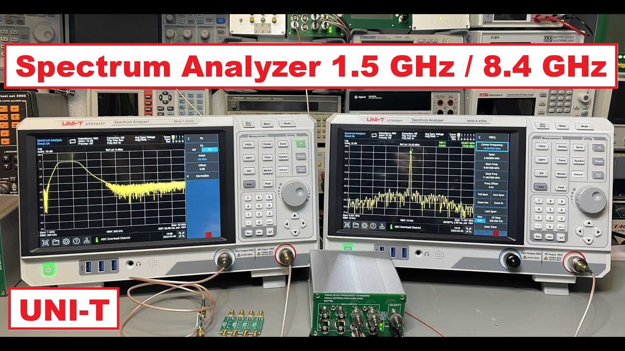 TA-0399: UNI-T UTS1015T and UTS3084T Spectrum Analyzer - Quick Hands On