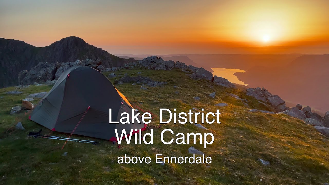 Lake District Wild Camp in the MSR Access 1, above Ennerdale. Hiking Red Pike, Scoat Fell, & Steeple