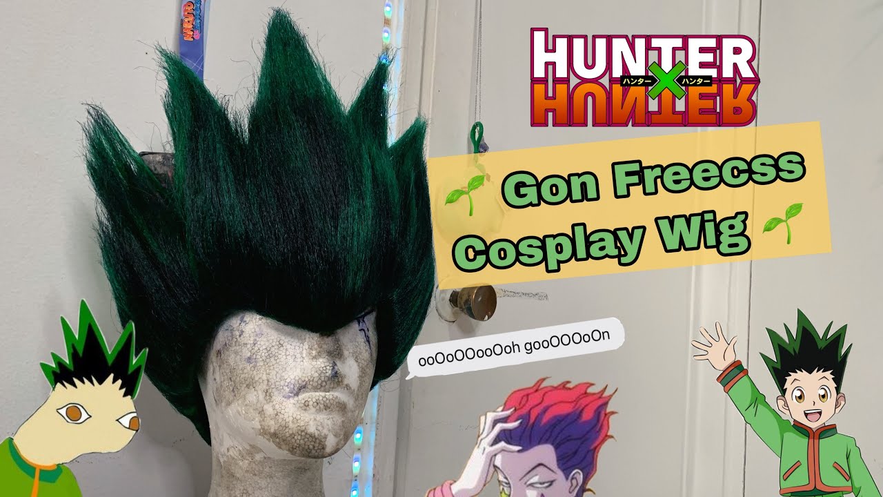 🌱How I made a Gon Freecss Cosplay Wig/ not a tutorial🌱