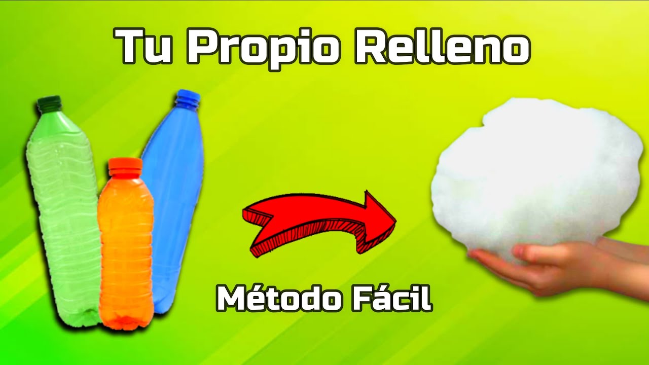 Como hacer Fibra con Botellas Plásticas - fibra de pet en casa