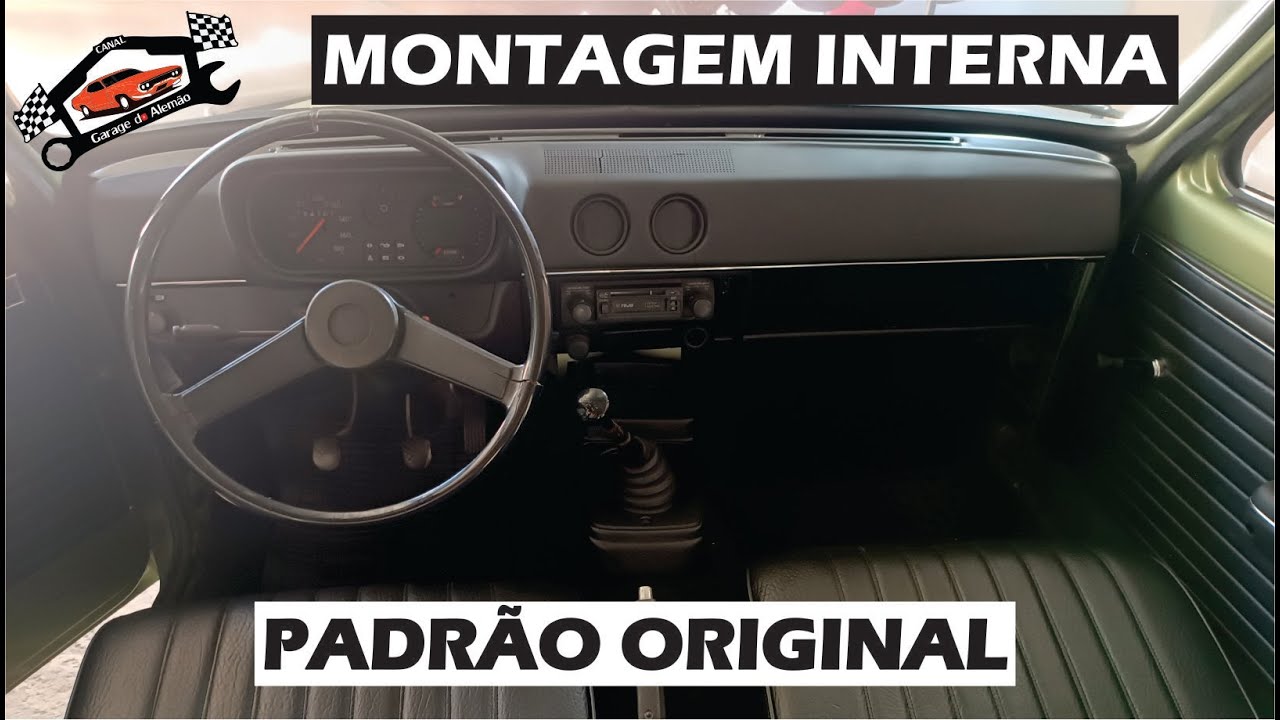 Montagem Interna Padrão Original Chevette Tubarão Feito na Garage do Alemão
